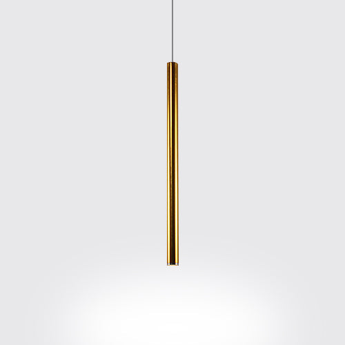 Nordic Style Metal Ceiling Pendant Light - Slim Design in Silver/Red/Blue, 12"/19.5"/23.5" High - Warm/White Illumination