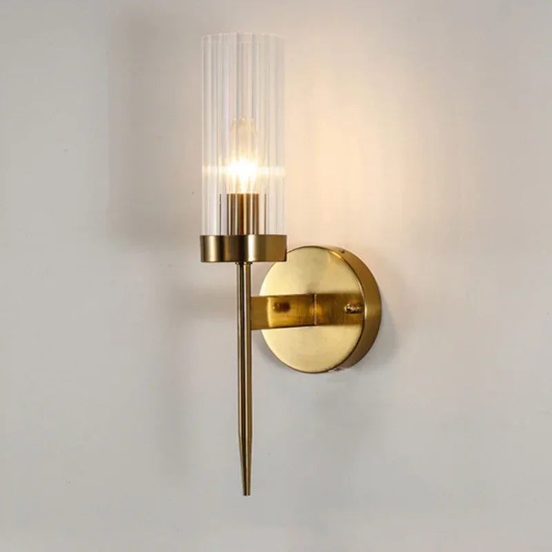 Home Deco Minimalist Glass LED Wall Lamp