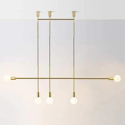 Lampe suspendue moderne en fer, branches créatives d'Europe du Nord, lampe suspendue LOFT Luminarias, art géométrique industriel, lampe nordique