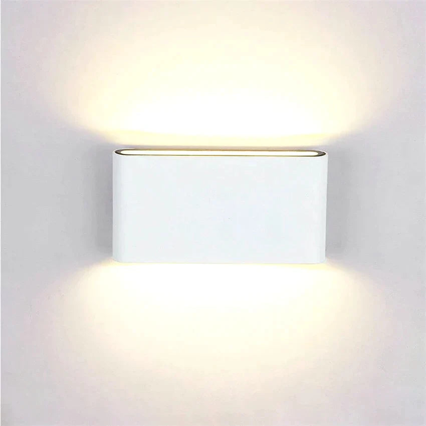 Outdoor Waterproof IP65 Wall Lamp 6W/12W LED Wall Light Modern Indoor/Outdoor Decor Up Down Dual-Head Aluminum Wall Lamp NR-10