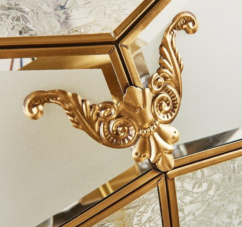 Plafonniers LED en forme de cône européen en cuivre pour chambre d'enfant, salon, balcon, luminaires d'intérieur vintage
