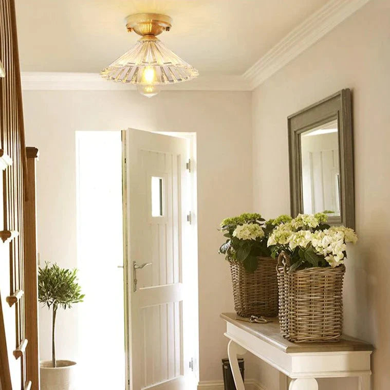 Lampe de couloir simple, plafonnier de balcon de vestiaire