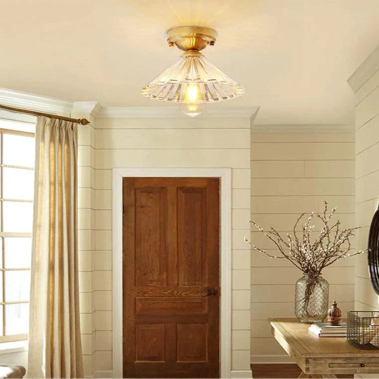 Lampe de couloir simple, plafonnier de balcon de vestiaire