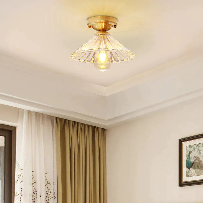 Lampe de couloir simple, plafonnier de balcon de vestiaire