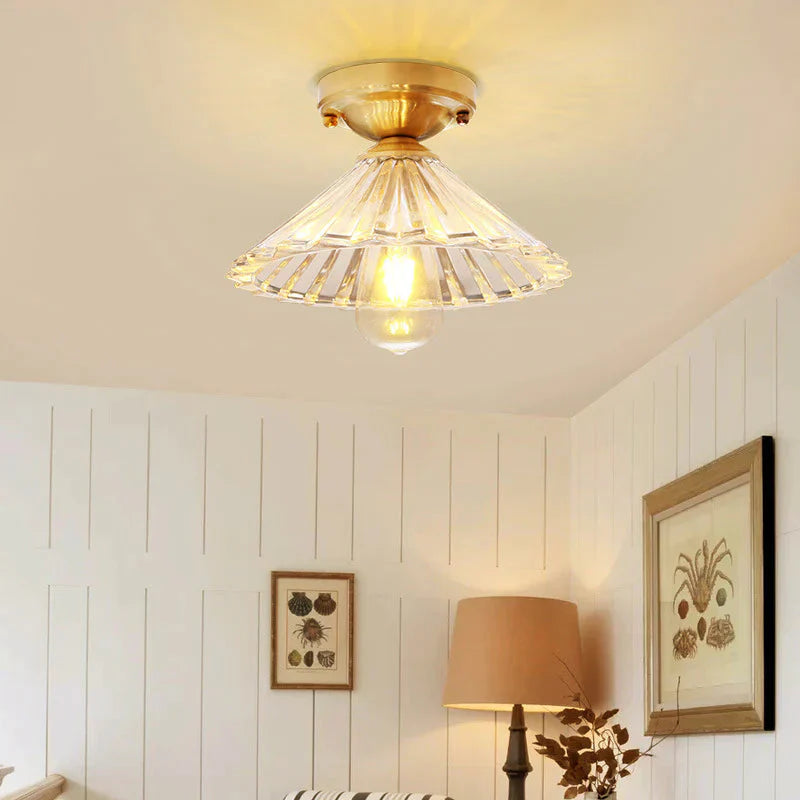 Lampe de couloir simple, plafonnier de balcon de vestiaire