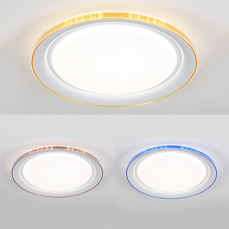 Macaron Modern Ceiling Mount LED Light with Acrylic Undertint - Ideal for Office