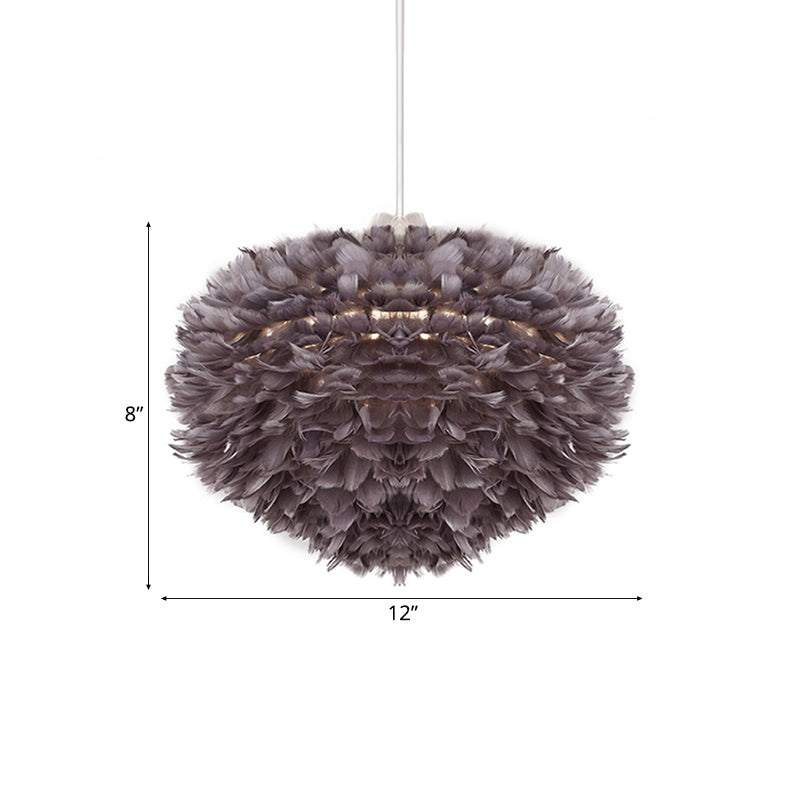 Feather Pendant Light: Modern Style Ceiling Fixture