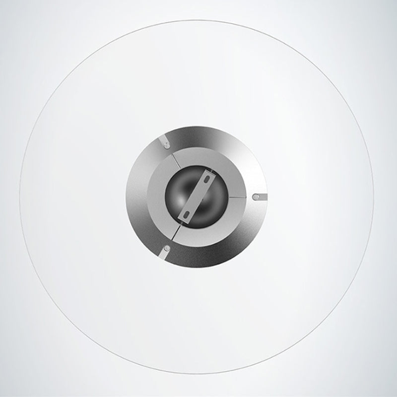 Sleek LED Clear Disc Pendant Ceiling Light for Dining Room