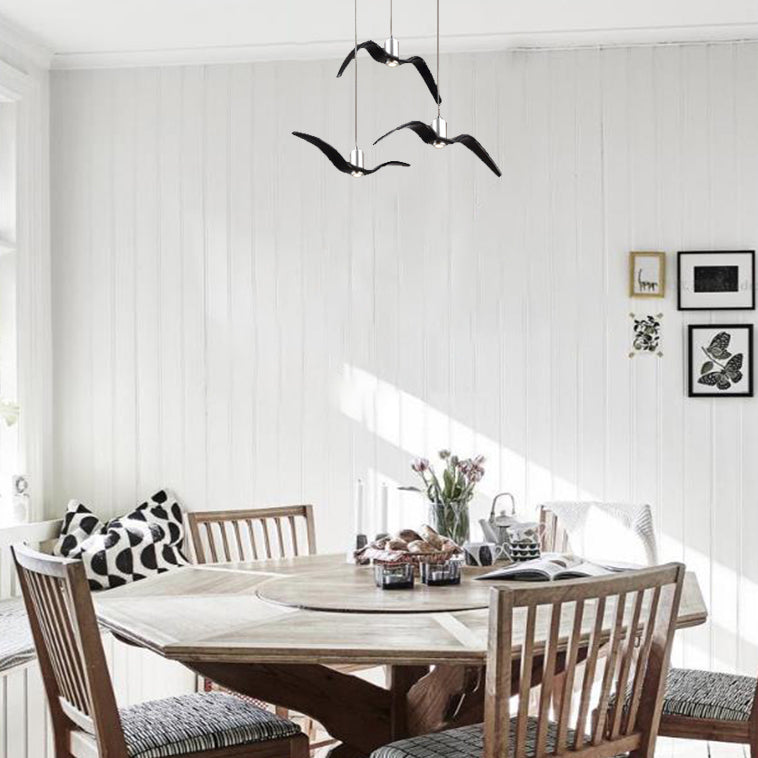 Art Deco Seagull Pendant Light for Children's Room