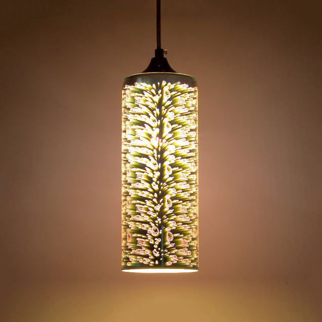 Modern Mini Pendant Light With Glass Shade - Ideal For Bars And Cafes Chrome / E