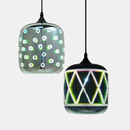 Modern Mini Pendant Light With Glass Shade - Ideal For Bars And Cafes