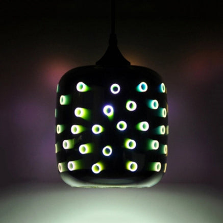 Modern Glass Orb Pendant Light for Bar & Cafe with Single Hanging Head