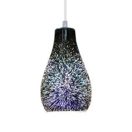 Modern Mini Pendant Light With Glass Shade - Ideal For Bars And Cafes Chrome / C