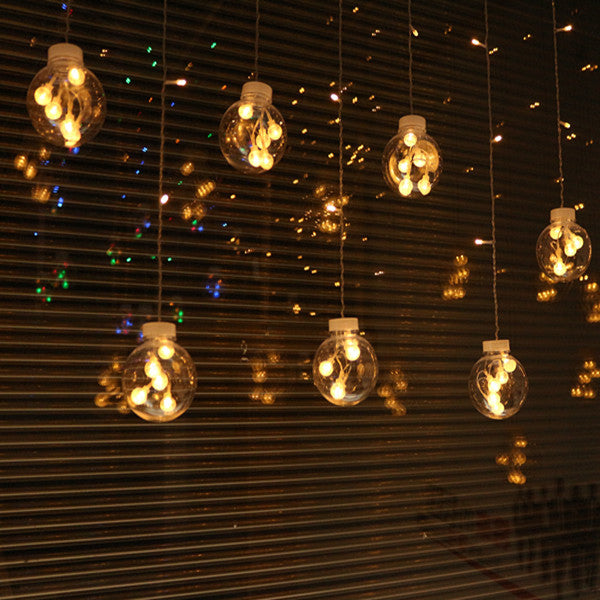 Modern Clear Bubble Shade Hanging Light For Festival Decoration