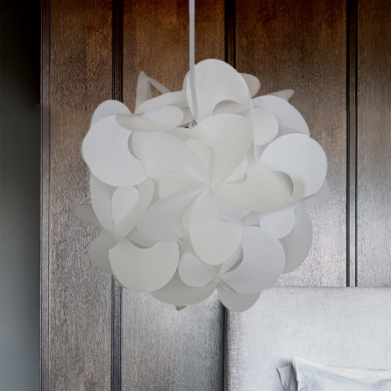Modern Windmill Plastic Ceiling Pendant - Red/White - 3 Sizes - 1 Light Fixture