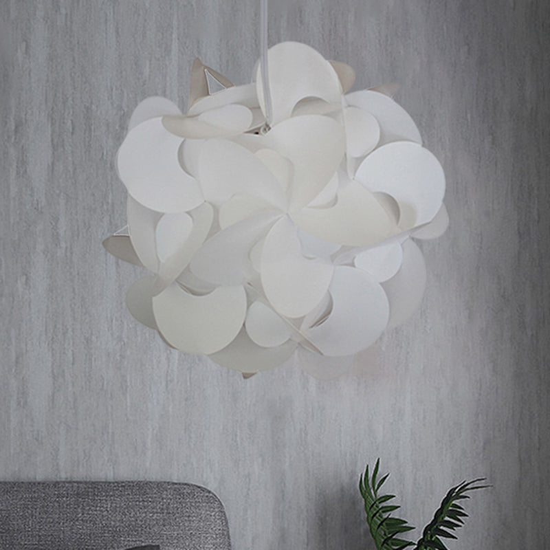 Modern Windmill Plastic Ceiling Pendant - Red/White - 3 Sizes - 1 Light Fixture