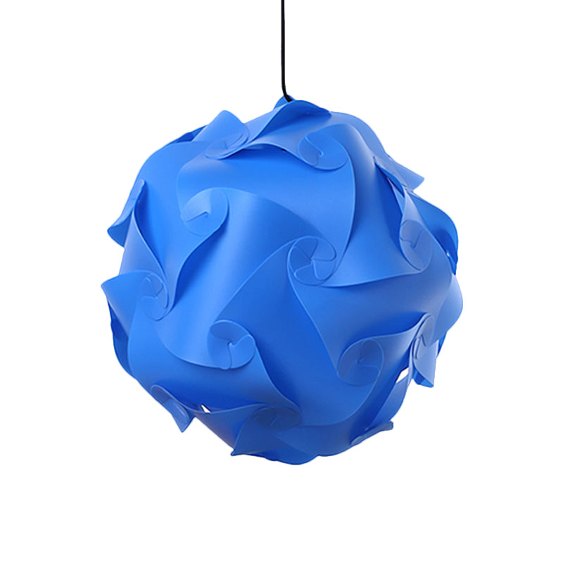 Diy Hanging Ceiling Light - Black/Red/Blue Simple Design Ideal For Study Room