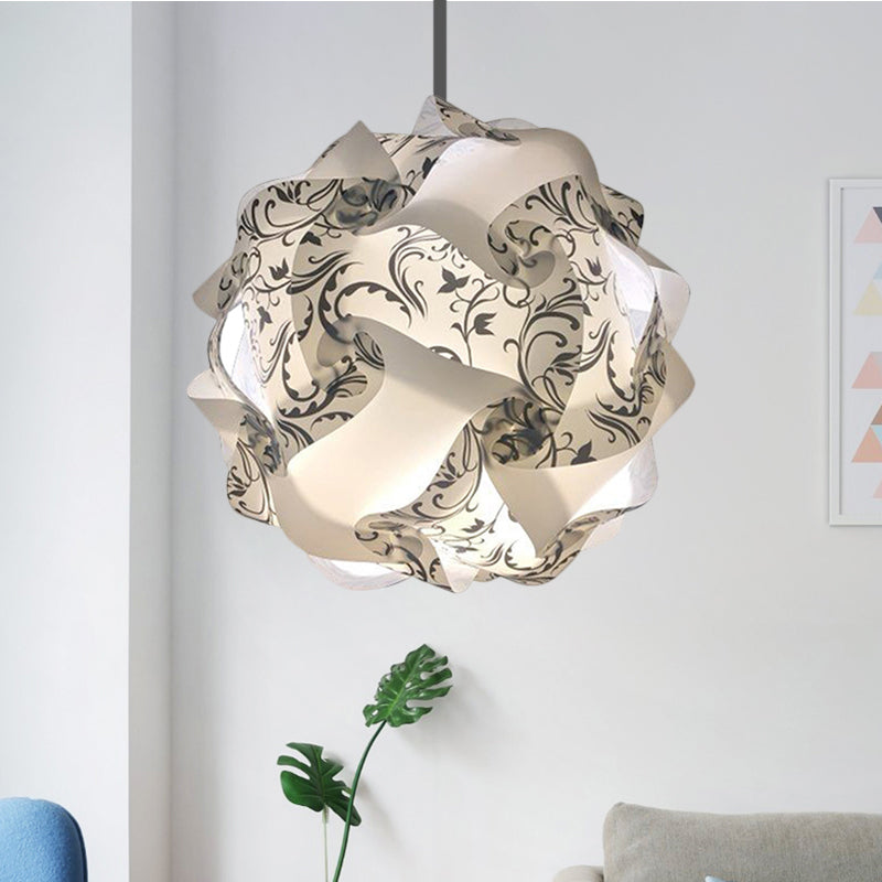Diy Hanging Ceiling Light - Black/Red/Blue Simple Design Ideal For Study Room Black