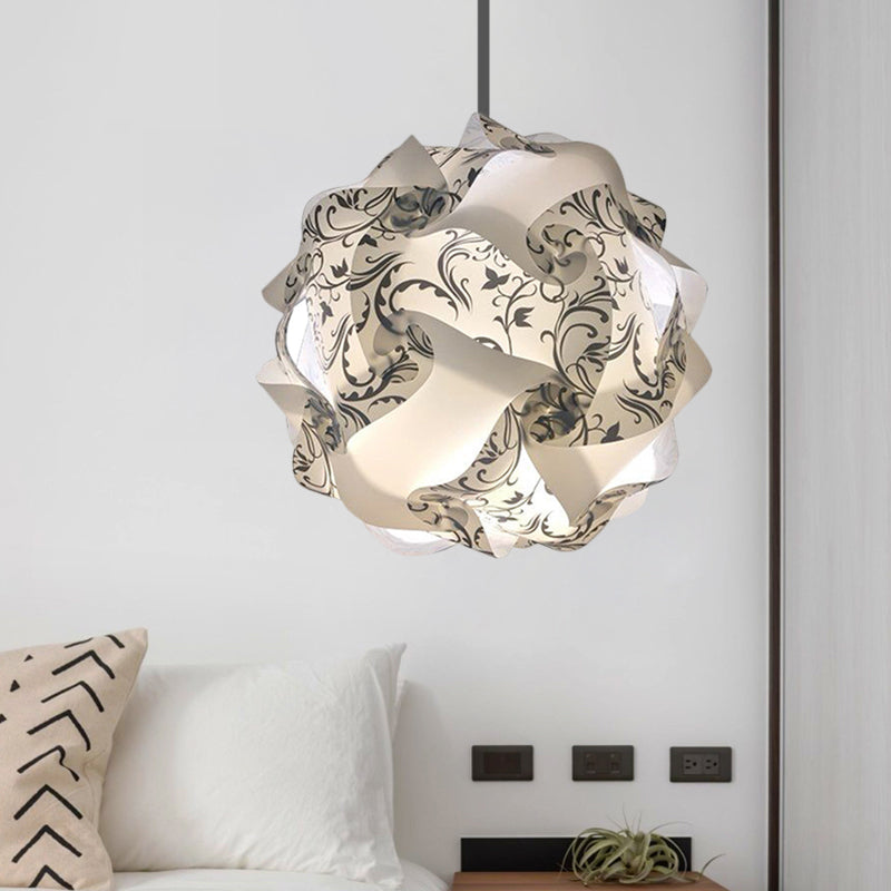 Diy Hanging Ceiling Light - Black/Red/Blue Simple Design Ideal For Study Room