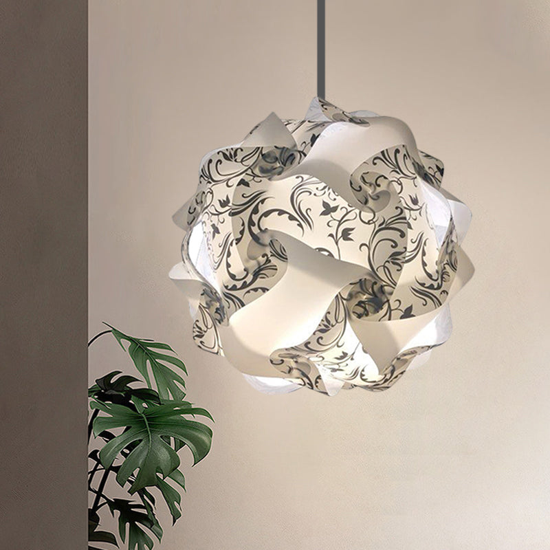 Diy Hanging Ceiling Light - Black/Red/Blue Simple Design Ideal For Study Room