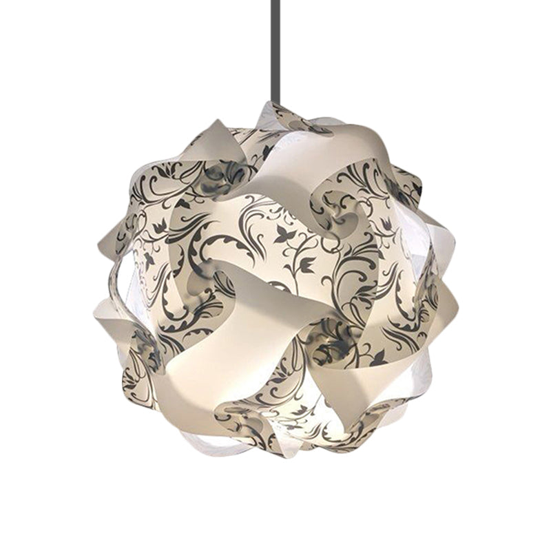 Diy Hanging Ceiling Light - Black/Red/Blue Simple Design Ideal For Study Room