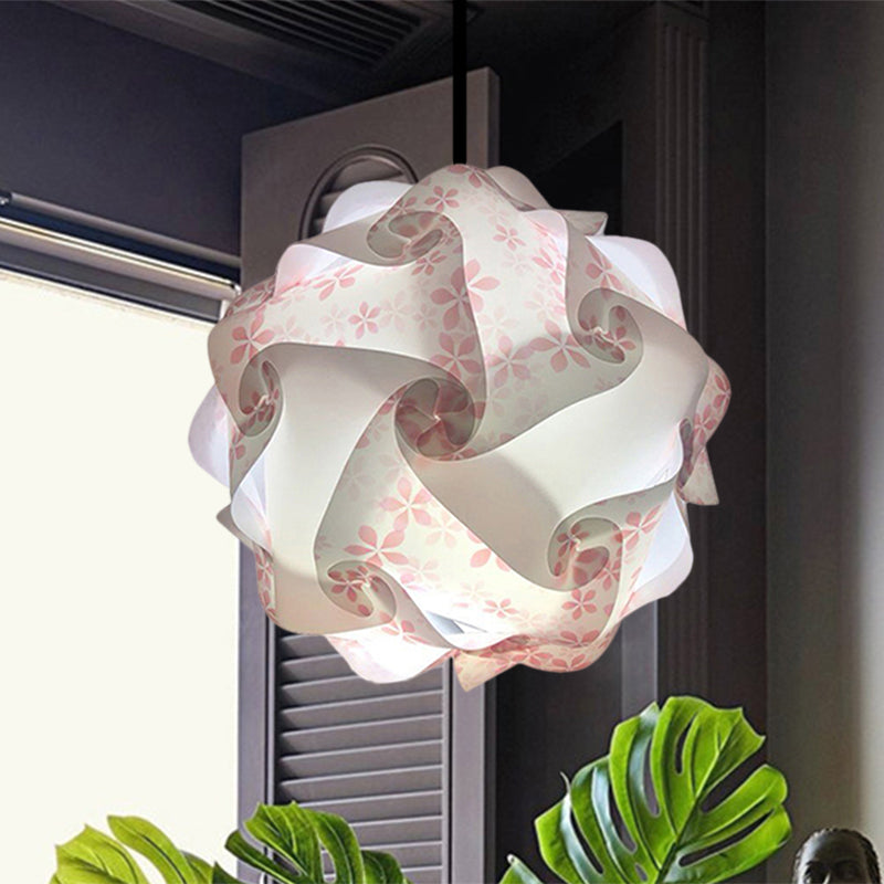 Diy Hanging Ceiling Light - Black/Red/Blue Simple Design Ideal For Study Room