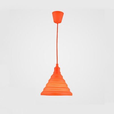 Silica Gel Babel Pendant Light – Modern & Foldable Hanging Lamp in Multi Colors