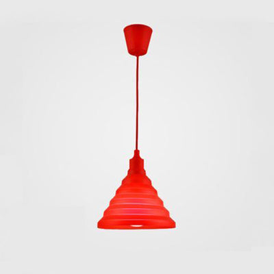 Silica Gel Babel Pendant Light – Modern & Foldable Hanging Lamp in Multi Colors
