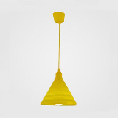 Silica Gel Babel Pendant Light – Modern & Foldable Hanging Lamp in Multi Colors