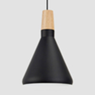Suspension Nordic Coolie Shade pour bureau, café - Aluminium, 7/10,5/15 pouces de large, 1 lampe à suspension à tête