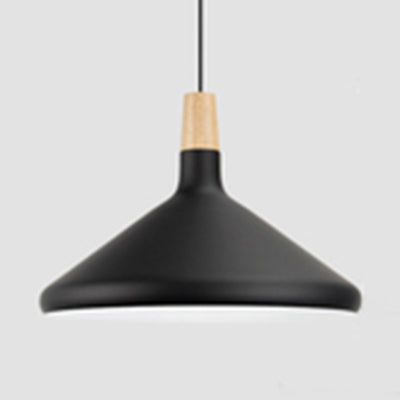 Suspension Nordic Coolie Shade pour bureau, café - Aluminium, 7/10,5/15 pouces de large, 1 lampe à suspension à tête