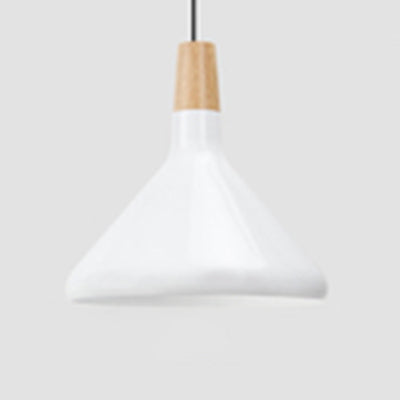 Suspension Nordic Coolie Shade pour bureau, café - Aluminium, 7/10,5/15 pouces de large, 1 lampe à suspension à tête