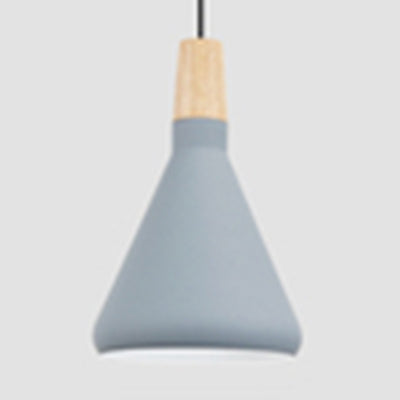 Suspension Nordic Coolie Shade pour bureau, café - Aluminium, 7/10,5/15 pouces de large, 1 lampe à suspension à tête