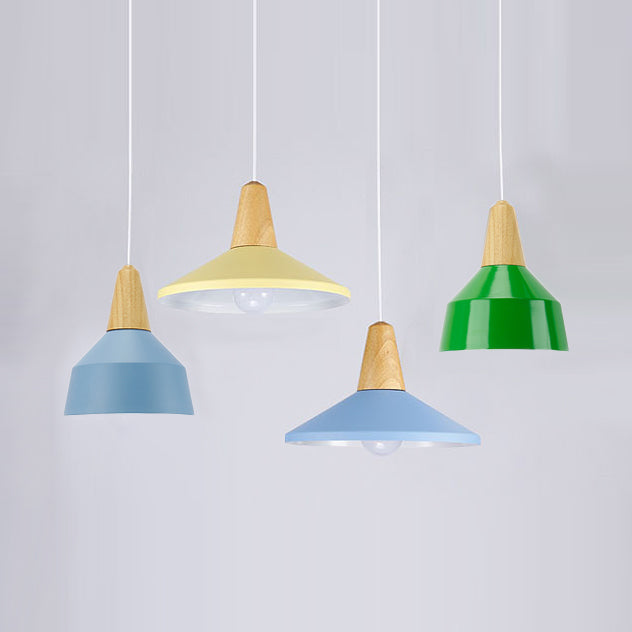 Macaron Pendant Lamp - Aluminum, 10/14 Inch Wide, Adjustable Cord - Living Room Pendant Light
