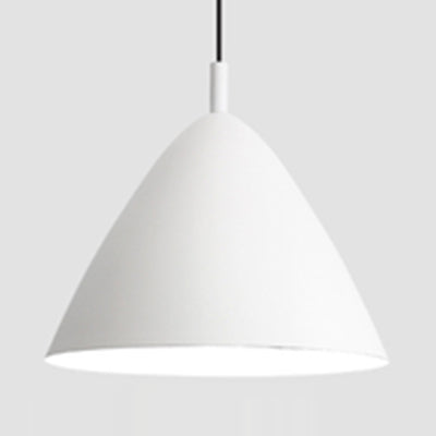 Minimalistic Pyramid Hanging Light in Monochrome Tones - Ideal for Study Room Décor"

or

"Modern Metallic Single Bulb Pendant Light - Sleek Monochrome Design for Study Room