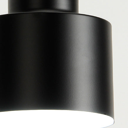Macaron Loft Pendant Ceiling Light - Metallic Cylinder Design for Meeting Room