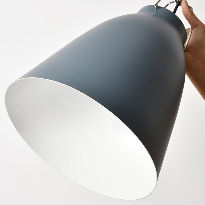 Candy Colored Bucket Hanging Light - Macaron Aluminum Pendant Light (1 light) in Blue/Pink for Office or Kitchen