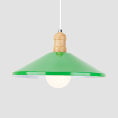Coolie Shade Pendant Light: Stylish Metal Hanging Lamp for Kitchen/Dining Room