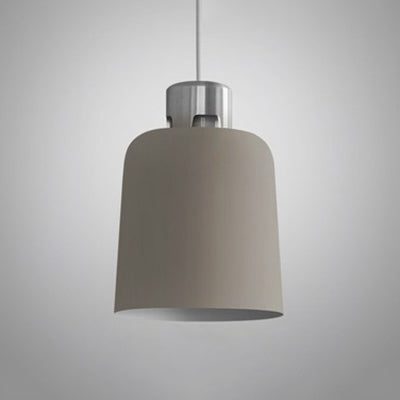 Gray Bucket Shade Dining Room Pendant Lamp - Simple Ceiling Light (9/10/11.5/14 Wide) Grey / 9