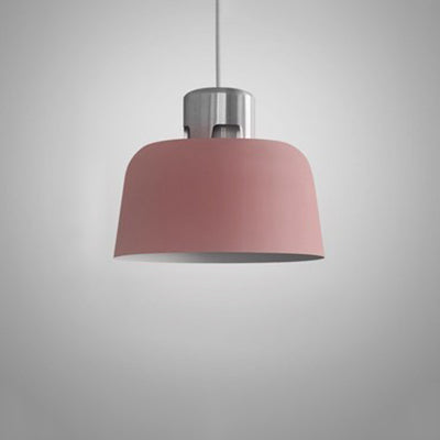 Blue/Green/Pink Nordic Pendant Light w/ Metal Bucket Shade - Perfect for Restaurant & Dining Room