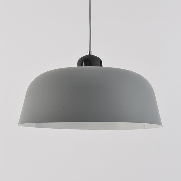 Modern Nordic Monochrome Pendant Lamp - Porch Study Room Barn Hanging Light, Metal, 10/14 Inch Wide, Single Light