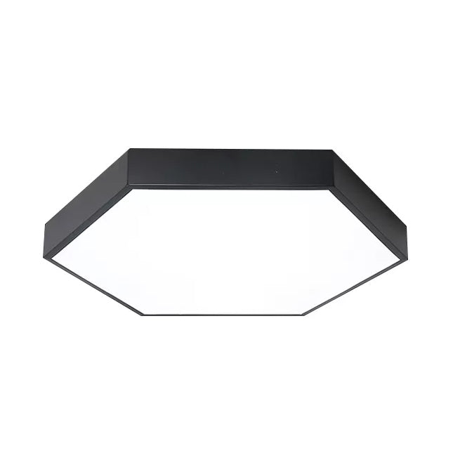 Modern LED Ceiling Light for Child Bedroom with Hexagon Shade