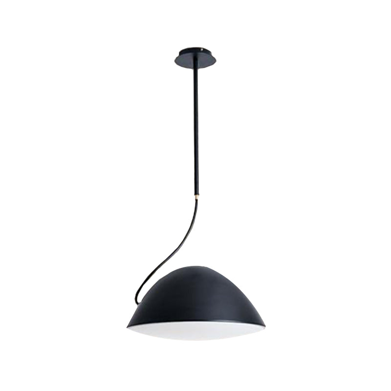 Contemporary Black/White Metal Pendant Light for Dining Room