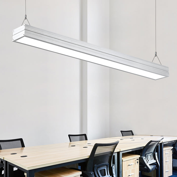 Contemporary Ridged Metal Pendant Light in White/Silver/Black with LED Suspension and Natural Lighting