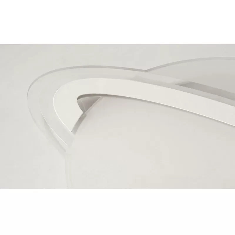 Plafonnier moderne en forme de planète en blanc pour chambre de garçon