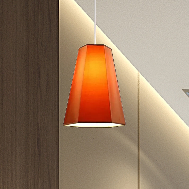 Industrial Style Tapered Hanging Light: Restaurant Ceiling Pendant Fixture In Black/White