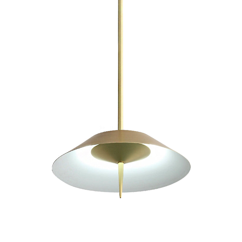 Metal Nordic Style Pendant Light - Black/Copper/Gold Cone Shade, Perfect for Dining Rooms
