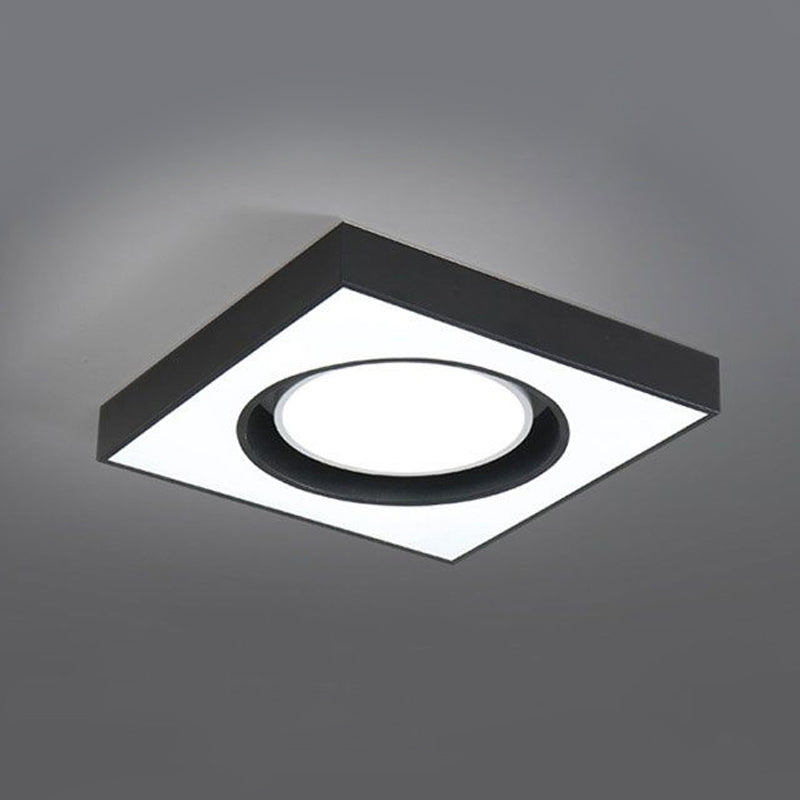 Modern Black and White Acrylic LED Ceiling Light for Cloth Shop