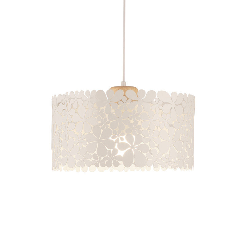 Modern White Cutout Petals Pendant Lamp for Dining Room