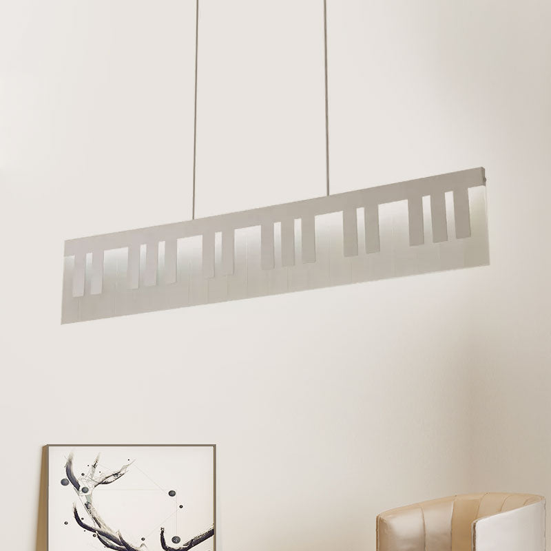 Contemporary Acrylic LED Piano Drop Pendant Ceiling Lamp for Dining Room in Warm/White/Natural Light